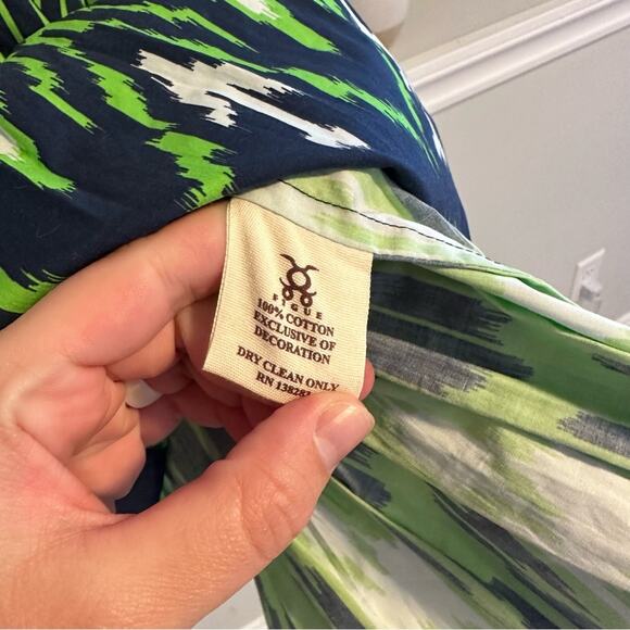 NWT FIGUE Green Blue Ikat Mini Dress XS - Picture 6 of 13